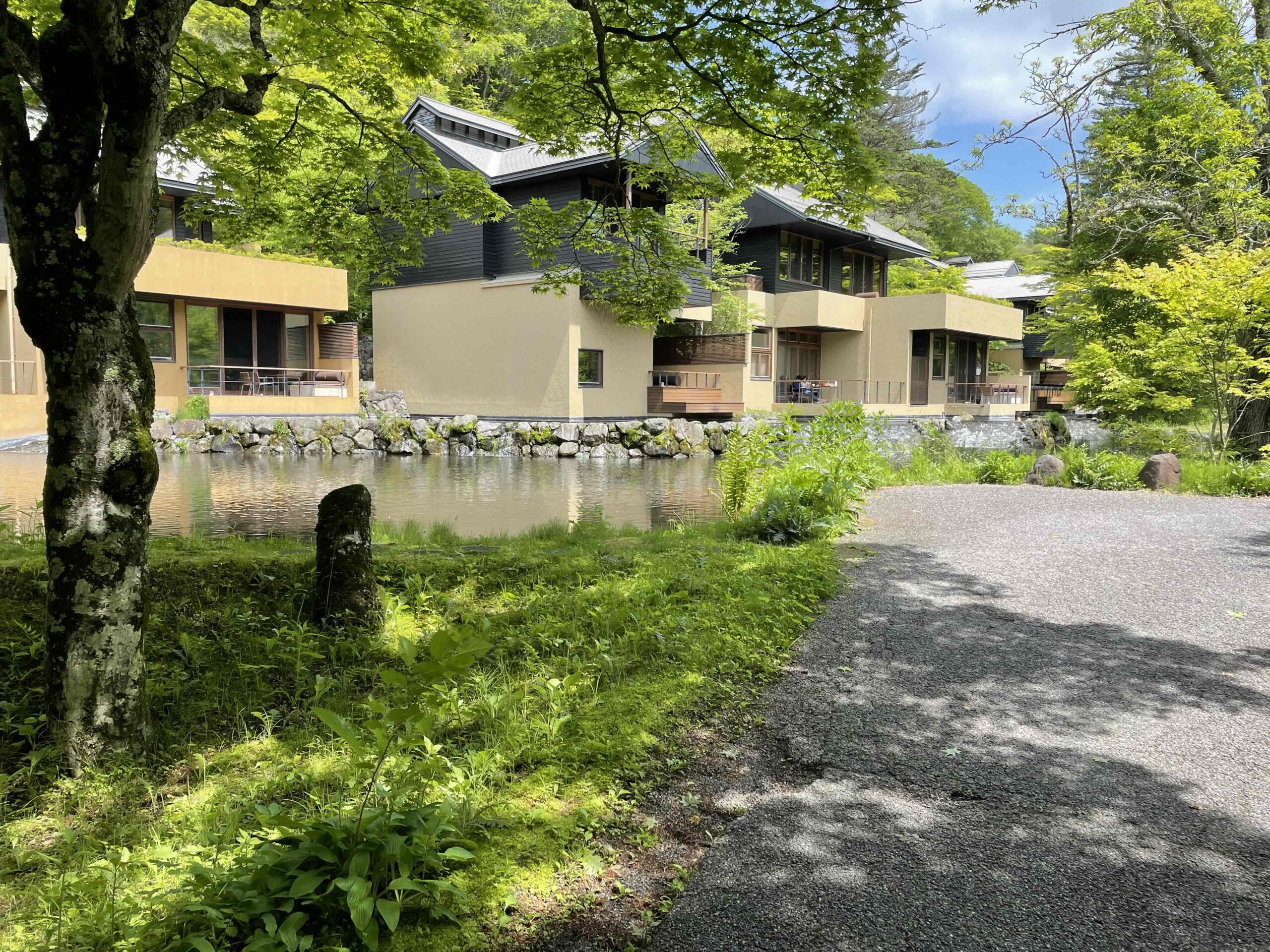 星のや軽井沢 宿泊時の様子